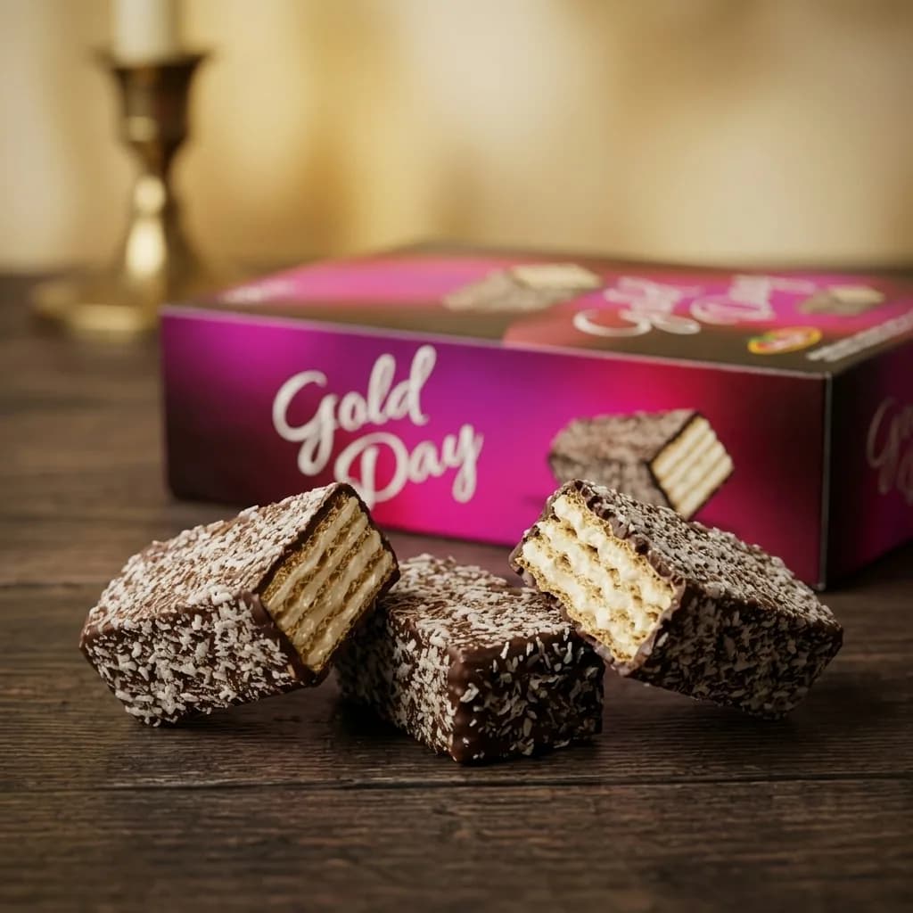 Al-Reef Gold Day Wafer - Kokosnuss 3