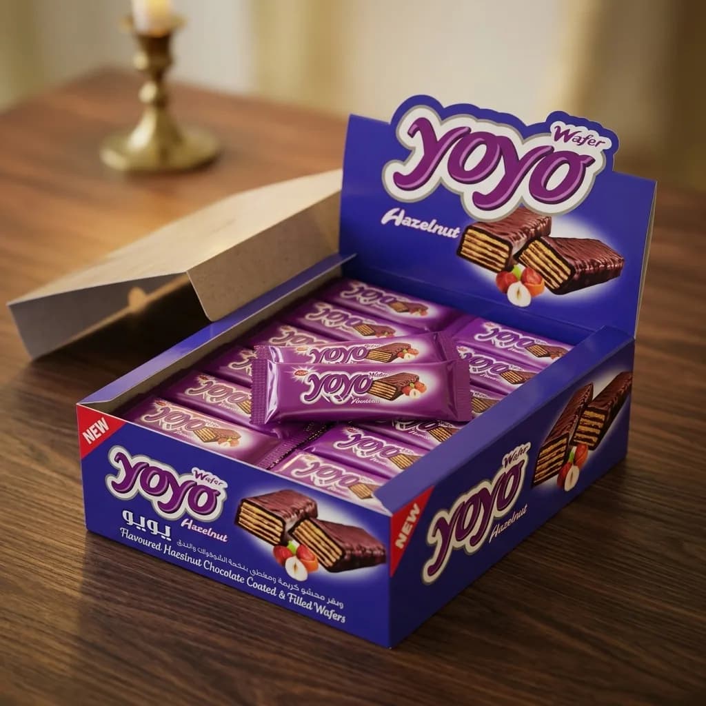 Al Farah Yoyo Wafer - Haselnuss 2