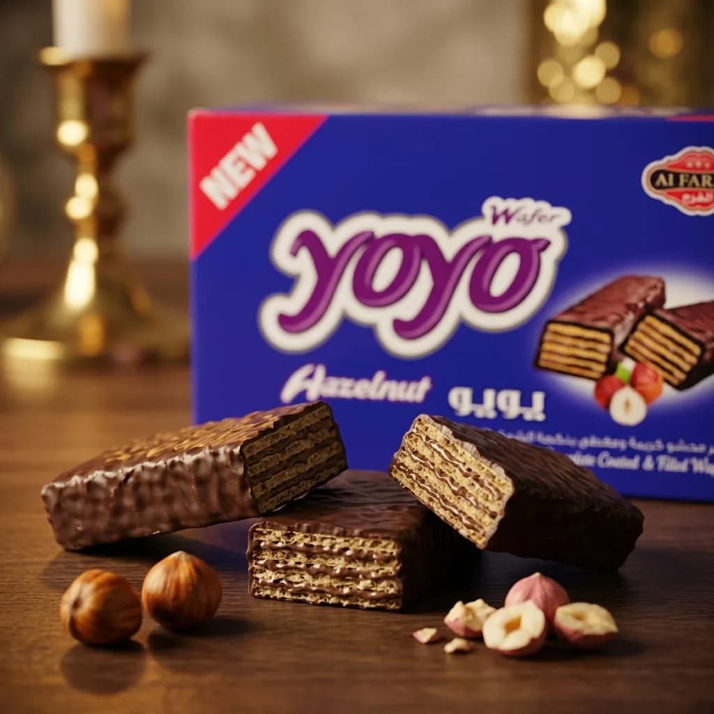 Al Farah Yoyo Wafer - Haselnuss 3
