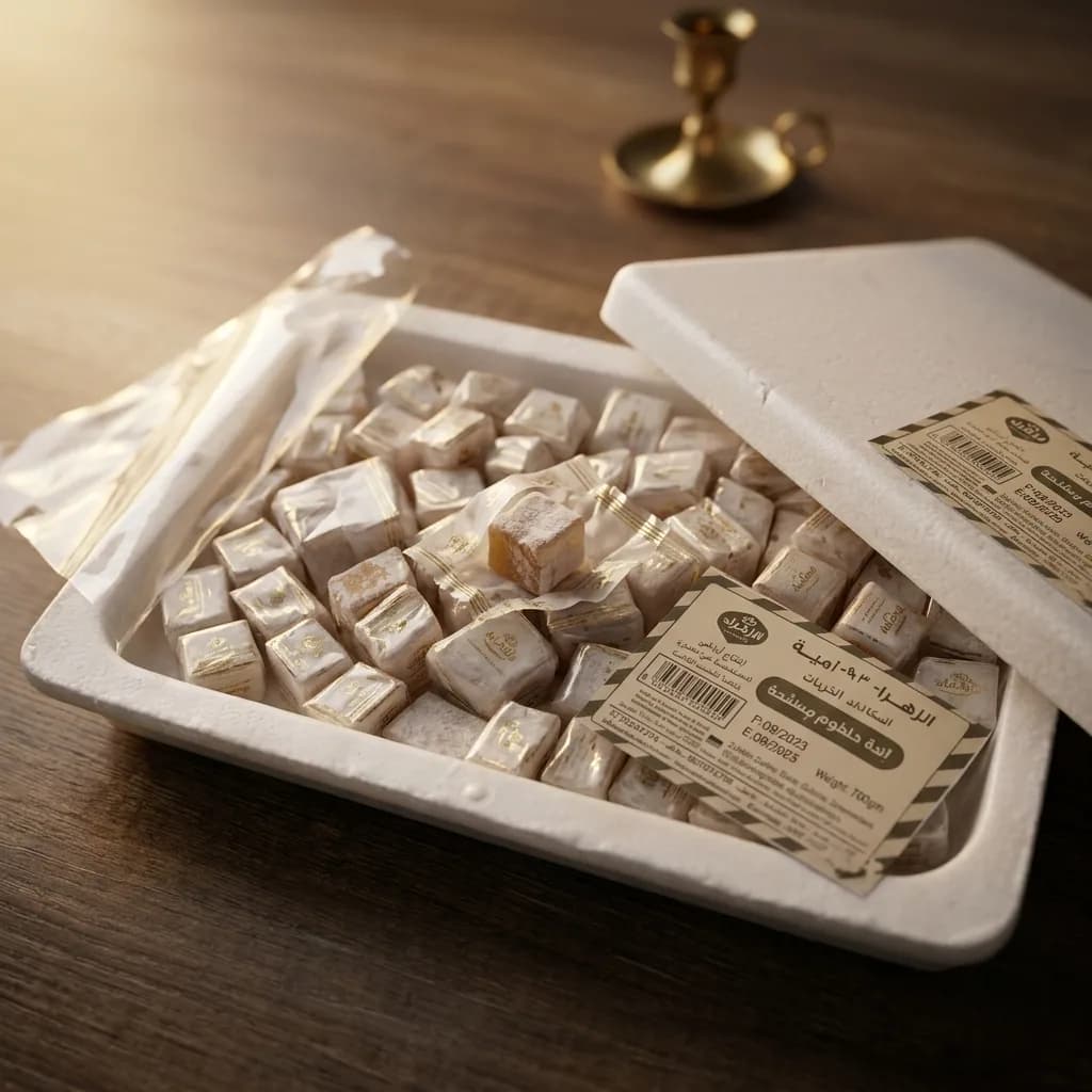 Lokum Turkish Delight - Plain White 2