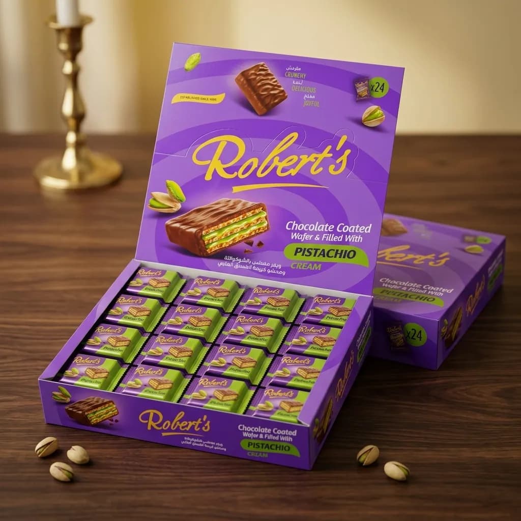 Robert's Chocolate Wafer - Pistazie 2