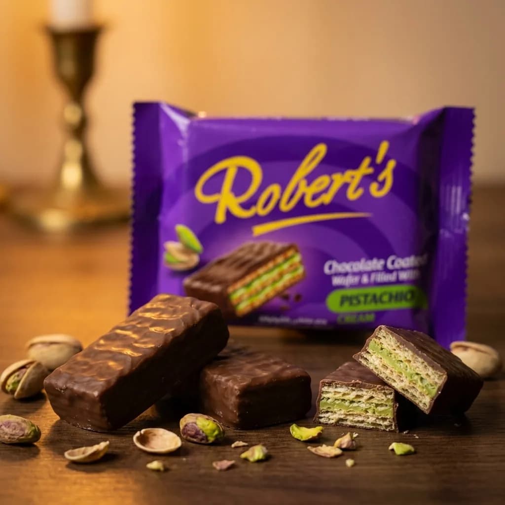 Robert's Chocolate Wafer - Pistazie 3