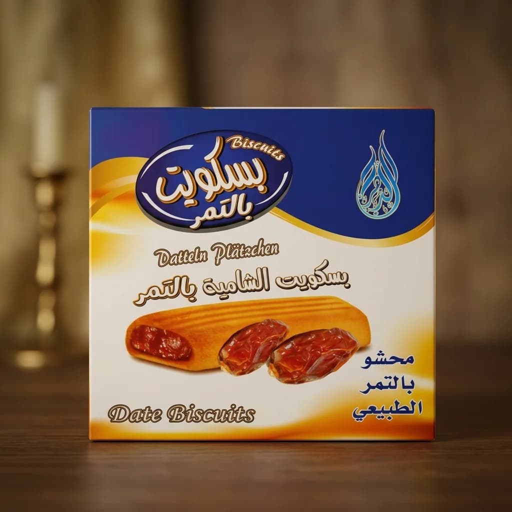Alzahraa Alshamiyah Dattel Biscuits