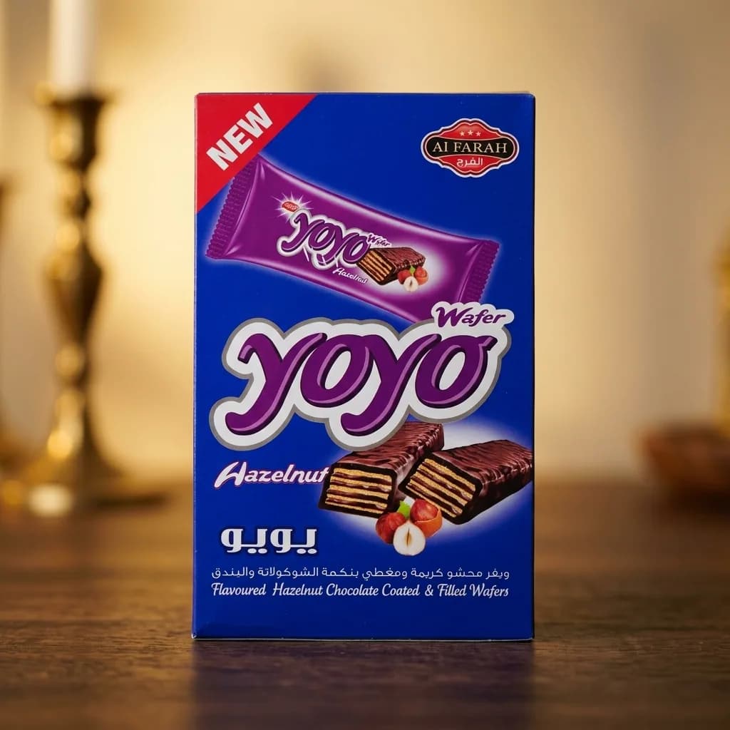 Al Farah Yoyo Wafer - Haselnuss