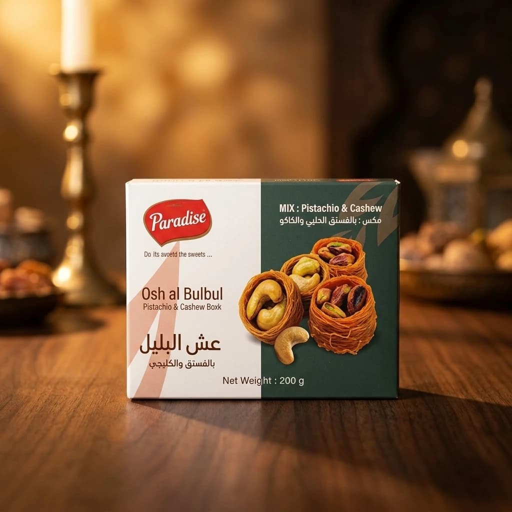 Paradise Osh al Bulbul Pistazie & Cashew 200g