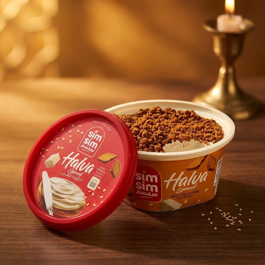 Sim Sim Halva Spread Biscuit Crumbs
